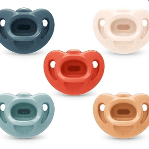 NUK Comfy Orthodontic Pacifiers, 5 Count (Pack of 1)